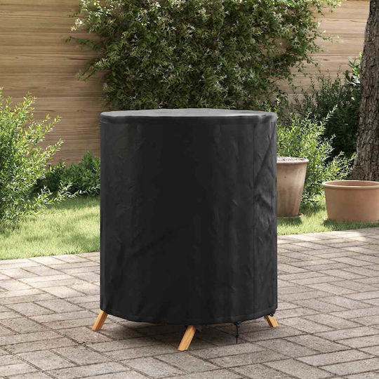 vidaXL Waterproof Protective Dining Table Cover 62x62x70cm In Black Color
