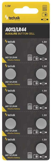 Technik Алкални Батерии За часовници LR44 1.5V 10бр