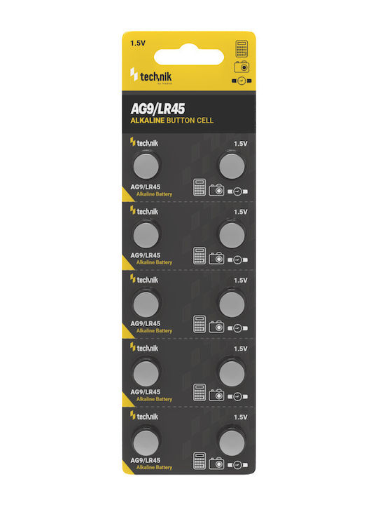 Technik Αλκαλικές Μπαταρίες Ρολογιών LR45 1.5V 10τμχ