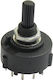 Rotary Switch 4 Position 3 Pole Περιστροφικός Διακόπτης 4 Θέσεων 3 Επαφών Τύπου Rs26