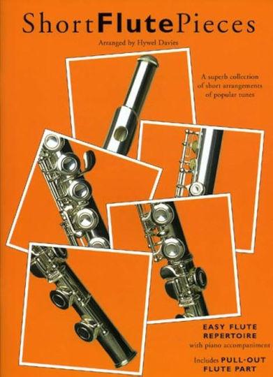 Short Flute Pieces Βιβλίο Φλάουτο Πιάνο