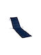 Alcam Αδιάβροχο Μαξιλάρι Ξαπλώστρας με Πλάτη Blue 50x195εκ.