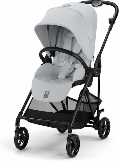 Cybex Melio Καρότσι Μωρού Kατάλληλο για Nεογέννητο Fog Grey