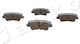 Rear Brake Pads Hyundai I10-i20-i30-Tucson-Cee'd-Rio-Soul 08 58302-2KA10 51K06-481