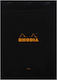 Rhodia Bloc Notes Cu dungi Negru