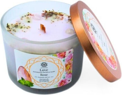 Green Tree Candle Company Αρωματικό Σόγιας σε Βάζο Τριαντάφυλλο Green Tree Candle Company Αρωματικό Σόγιας σε Βάζο Τριαντάφυλλο