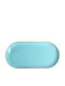 Porland Servierplatte Oval aus Porzellan Turquoise 30x30cm 1Stück