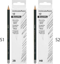 Молив Зелен За Чертане 2B HB Пак=12 Бройки Faber 511332 511330 S1