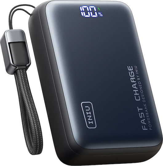 Iniu P63-P1 Power Bank 25000mAh 100W With USB-A Output Port And 2 USB-C Output Ports Quick Charge Black