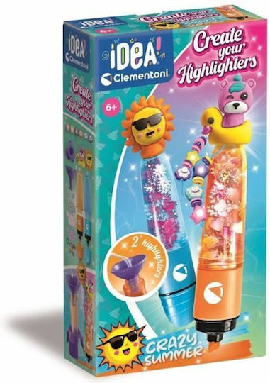 Clementoni Παιδική Χειροτεχνία Create Your Highlighter Summer για Παιδιά 6+ Ετών