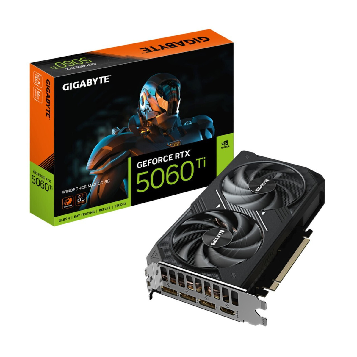 Gigabyte GeForce RTX 5060 Ti 8GB GDDR7 EAGLE MAX OC Κάρτα Γραφικών