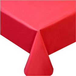 Plastic Red Party Tablecover 137x274cm