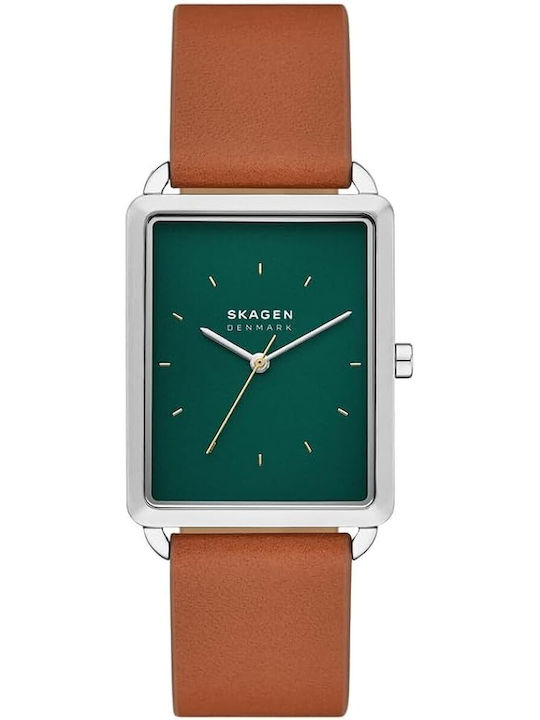 Skagen Hagen Men's Watch 26mm Battery with Brown Metal Bracelet