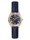 Luna Women's Watch with Blue Metal Bracelet
