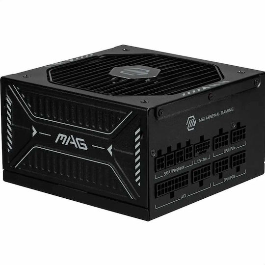 MSI MAG A1000GLS PCIE5 1000W Black Computer Power Supply Full Modular 80 Plus Gold