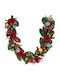 Iliadis Christmas Garland Red 183x23cm 1pc