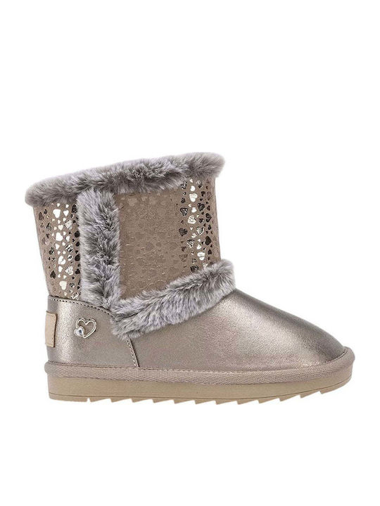 Mayoral Kinderstiefel mit Reißverschluss Beige