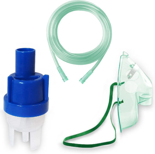 Redline Rda008 Universal Accessory Kit Compressor Nebulizers Adult Mask 2m Hose Nebulization Kit
