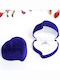 Celestria Velvet Blue Jewellery Box 5.5x5.5x3.2cm