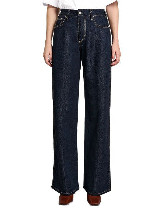 Zoe Γυναικείο Jean Παντελόνι σε Wide Γραμμή Dark Blue