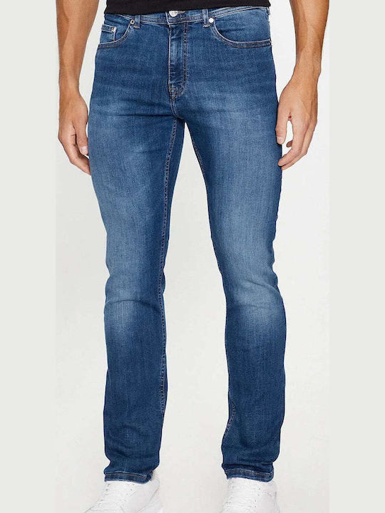 Men's Jeans Pants with Slim Fit Blue