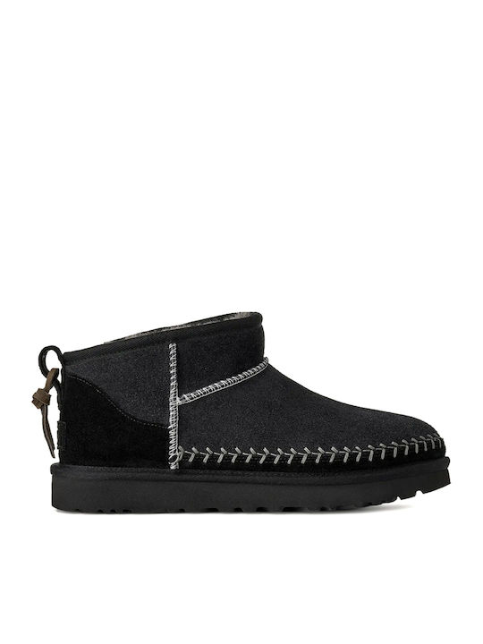 UGG Classic Ultra Mini Women's Ankle Boots Black