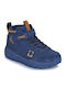 Kids Sneakers High with Scratch Blue
