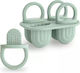 Mushie Silicone Baby Feeder Light Blue