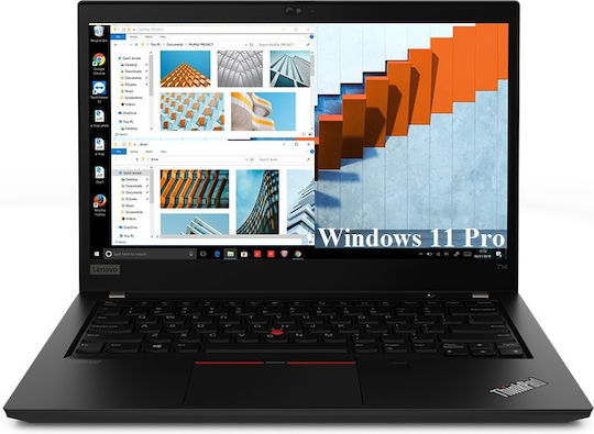 Lenovo ThinkPad T14 Gen 2 (AMD) 14" IPS (Ryzen 5 Pro-5650U/40GB/2TB SSD/W11 Pro) Черно (UK Клавиатура)