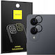 Spacecase Camera Protection Tempered Glass Black for the Samsung Galaxy S25 Edge
