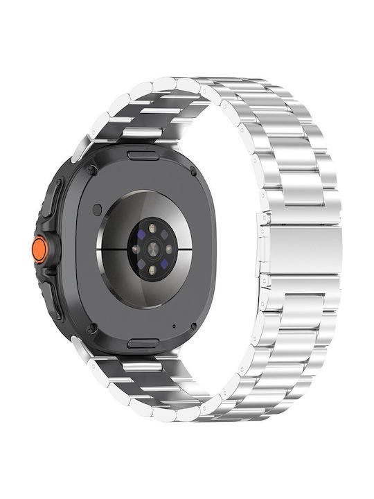 Techsuit Strap Stainless Steel Silver (Samsung Galaxy Watch8, Watch8 Classic)