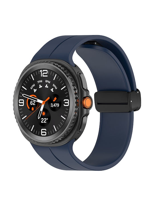 Techsuit Armband Silikon Marineblau (Samsung Galaxy Watch8, Watch8 Classic)
