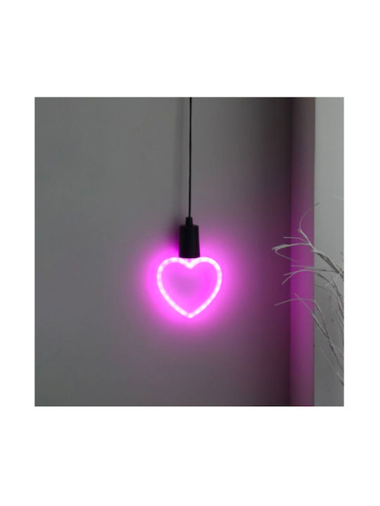 Neon Διακοσμητικό Φωτιστικό Καρδιά 15x23εκ.