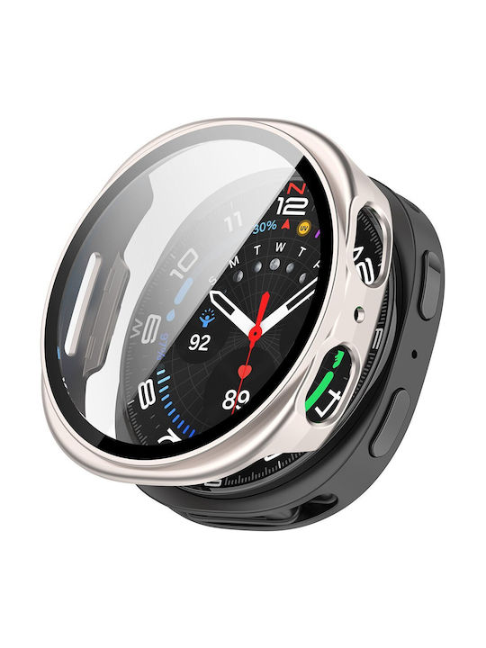 Techsuit Defense360 Pro Сребрист Калъф За Galaxy Watch 8 / 9 44 мм