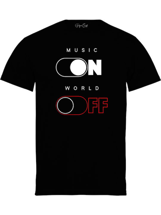 Pegasus Company Cotton Blouse Music On Off Print