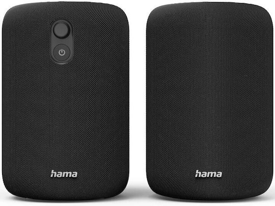 HAMA SoundRoller 2.0 Difuzoare de Calculator 2.0 cu Bluetooth în Negru Culoare