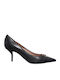 Leder Pumps Schwarz