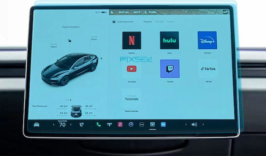 Protector De Ecran Auto Mat Mat 16'' Compatibil Tesla Model 3 Facelift