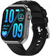 U13 46mm Smartwatch mit Pulsmesser (Schwarz)