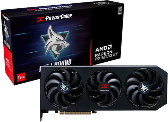 PowerColor Radeon RX 9070 XT 16GB GDDR6 Höllenhund Grafikkarte