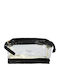 Doppelte Kosmetiktasche 550 Transparente Schwarze