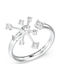 Guess Ring with Stones made of Steel