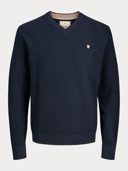 Jack & Jones Langarm Pullover Marineblau Blazer