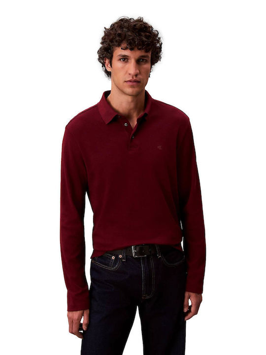 calvin klein burgundy dress shirt Turnbull & Asser Burgundy Polo Shirt main image 1
