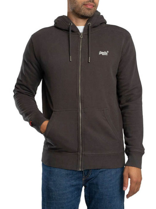 Superdry Sweatshirt with Hood Carbon