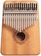 Foxmag24 Instrument Muzical Din Lemn Kalimba 17 Note Accesorii Culoare Lemn Natural