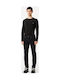 Men's Jeans Pants Elastic with Slim Fit Black