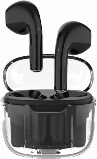 TWS PRO13 In-ear Bluetooth Handsfree Ακουστικά με Θήκη Φόρτισης Μαύρα
