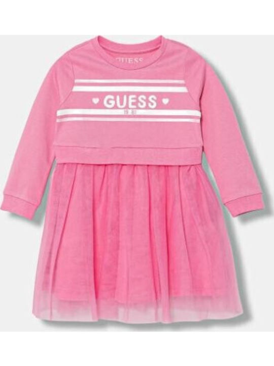 Children's Dress Long Sleeve Pink