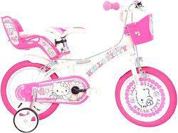Dino Bikes 14" Παιδικό Πόλης Ροζ